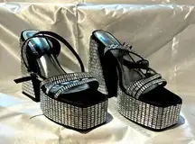 Azalea Wang disco ball shoes size 10