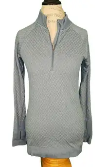 Lululemon Womens Blue‎ Rest Less 1/2 Zip Pullover Small