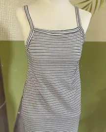 Kendall & Kylie Mini Bodycon Striped Dress Size S