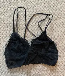 Black lace bralette 