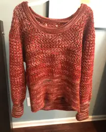 Rust Color Knit Sweater