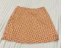 NWT Altard state satin retro mini skirt