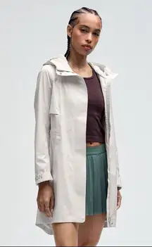 NWT Lululemon Rain Rebel Jacket / BONE