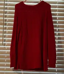 Old Navy Red Cozy Sweater
