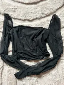 Black Corset Long Sleeve