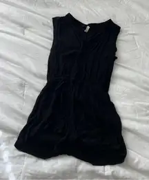 Elan black romper