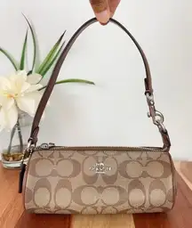 NWT‎ Coach Nolita Barrel Bag In Signature Canvas
