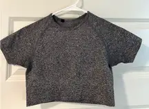 Bo + Tee grey fitted shirt