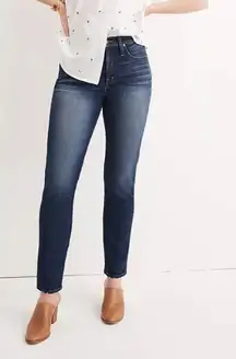 Madewell‎ Women's Blue Slim Straight Belt Loops Slim Straight Jeans Size 28