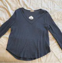Navy Blue Sweater Top