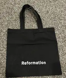 Reformation Black Tote Bag