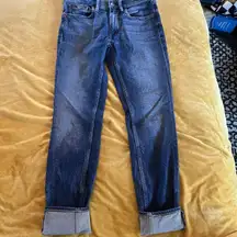 Polo Ralph Lauren Jeans Adult 26 Thompson Skinny Dark Wash Denim Women A16 Cuff