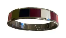 Coach Legacy stripe bangle bracelet