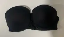 Pink Victoria Secret Black Strapless Push Up Bra - Size 34D