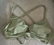 Shade & Shore Olive Bikini Top