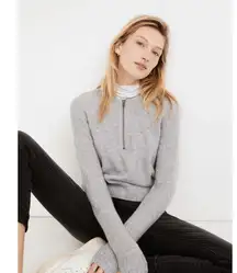 Madewell York Half-Zip Pullover Sweater