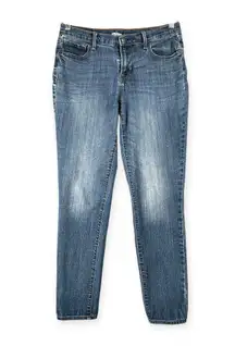 Old Navy Curvy Skinny Women’s 6 Blue Mid Rise Stretch Denim Jeans Casual Minimal