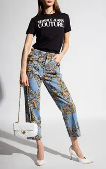 VERSACE JEANS COUTURE Regalia Baroque Printed Jeans