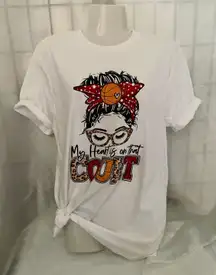 My Heart Is On That Court Tee