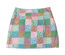 Vineyard Vines 10th Anniversary Limited Edition Patchwork Skirt Sz 2 Nautical