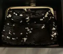 Victoria”s Secret black NWT sequin mini clutch