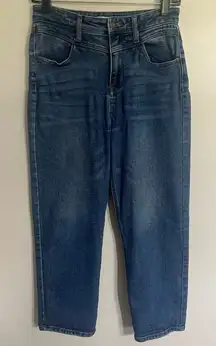 Women’s Ivy + Main‎ Straight Leg High Rise Mom Jeans Juniors Size 7