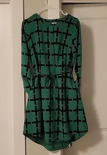 Merona Green and black dress from Target/ (Size medium). Pockets.