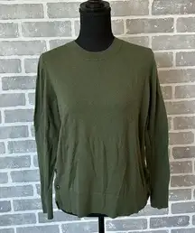 Banana Republic • Green Button Sweater • Size Medium • 100% Merino Wool