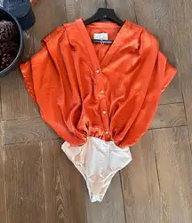 NWOT AZULU Button Up Short Sleeve Blouse Size XSmall