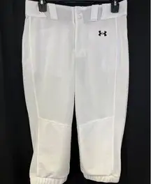 Under Armour Women's White Athletic/Softball Pants Sz S SKU 5140