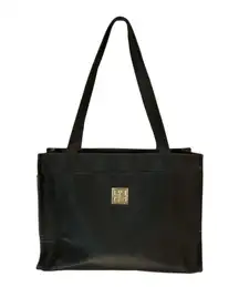 Parfums Tote Travel Purse Bag with Gold Hardware Detail Shoulder Straps