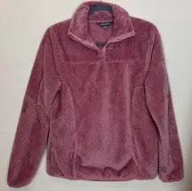 Excellent condition fleece button pullover fleece so soft!