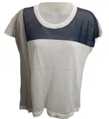 NWT Central Park West Color Block Lightweight Top