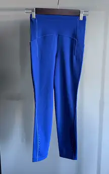 Lululemon Swift Speed High Rise Cropped 23”Leggings SZ 2 Blue
