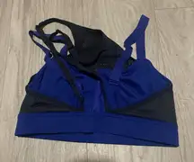 Under Armour Black and Blue Sports Bra