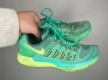 Nike | Green and Yellow Running Shoes 7.5‎ Sneaker