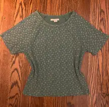 Outfitters Ribbed Floral Baby Tee