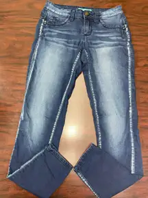 Ymi Wanna Betta Butt Size 7 Dark Wash Jeans