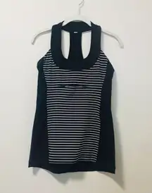 Lululemon Striped Scoop Neck Tank