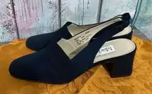 NEW Madeline Stuart Navy Blue Heels Size 6 M 🍃🍒