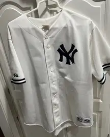 Majestic Derek Jeter #2 Yankees Jersey XL White MLB Men’s Sewn USA Authentic