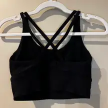 Energy Bra Long Line Texture Black