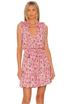 Poupette St. Barth  Triny Mini Dress Pink Dahlia