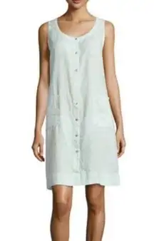 Eileen Fisher Arora Organic Linen Button Down Dress
