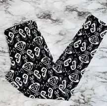 Threads 4 Thought | Leggings Paisley Elastic Waist | Black/White | Womens | M
