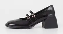 NEW Vagabond Ansie Patent Leather Mary Jane Pumps in Black