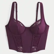 NWOT Gilly Hicks Micro Modal Lace Bustier | Size: L