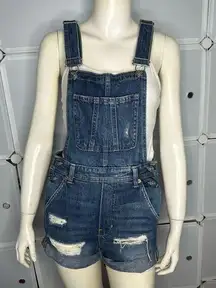 H&M Divided Distressed Cuffed Shorts Overall Size 2