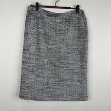 Lafayette 148 Career Tweed Skirt Women 8 Classic Preppy Capsule Luxury