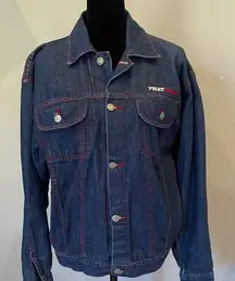 Denim Jacket - Blue phat farm size 16 made in USA
